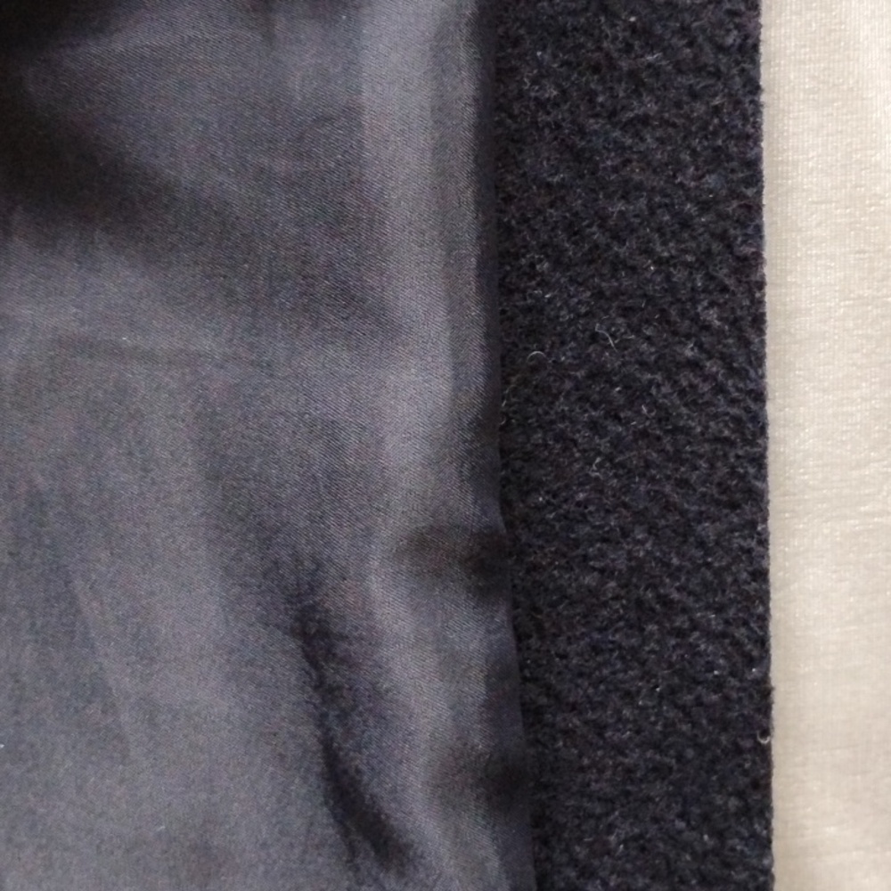 EUC 23ku Merino Wool Cashmere Single Button Hooded Coat Japan 36 S 6 Dark Navy - Picture 11 of 11